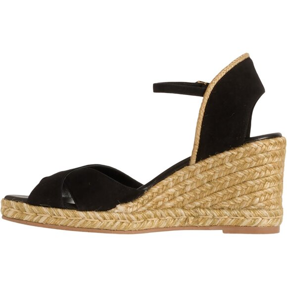 **Stuart Weitzman Made in Spain Mirela II Espadrille Wedge Sandals - Suede** - Picture 3 of 5